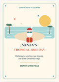 Coastal Keys to Country South Florida Santa Christmas Card Pack